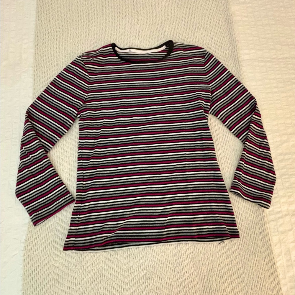Thrifted striped long sleeve shirt